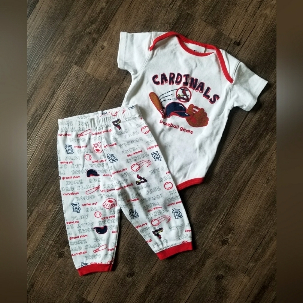 Cardinals Baseball 6 to 9 Months Outfit